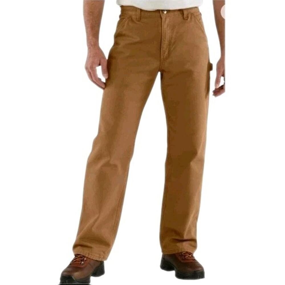 NWT Carhartt Men's 44x36 Loose Fit Washed Duck Utility Work Pants BN0011-M